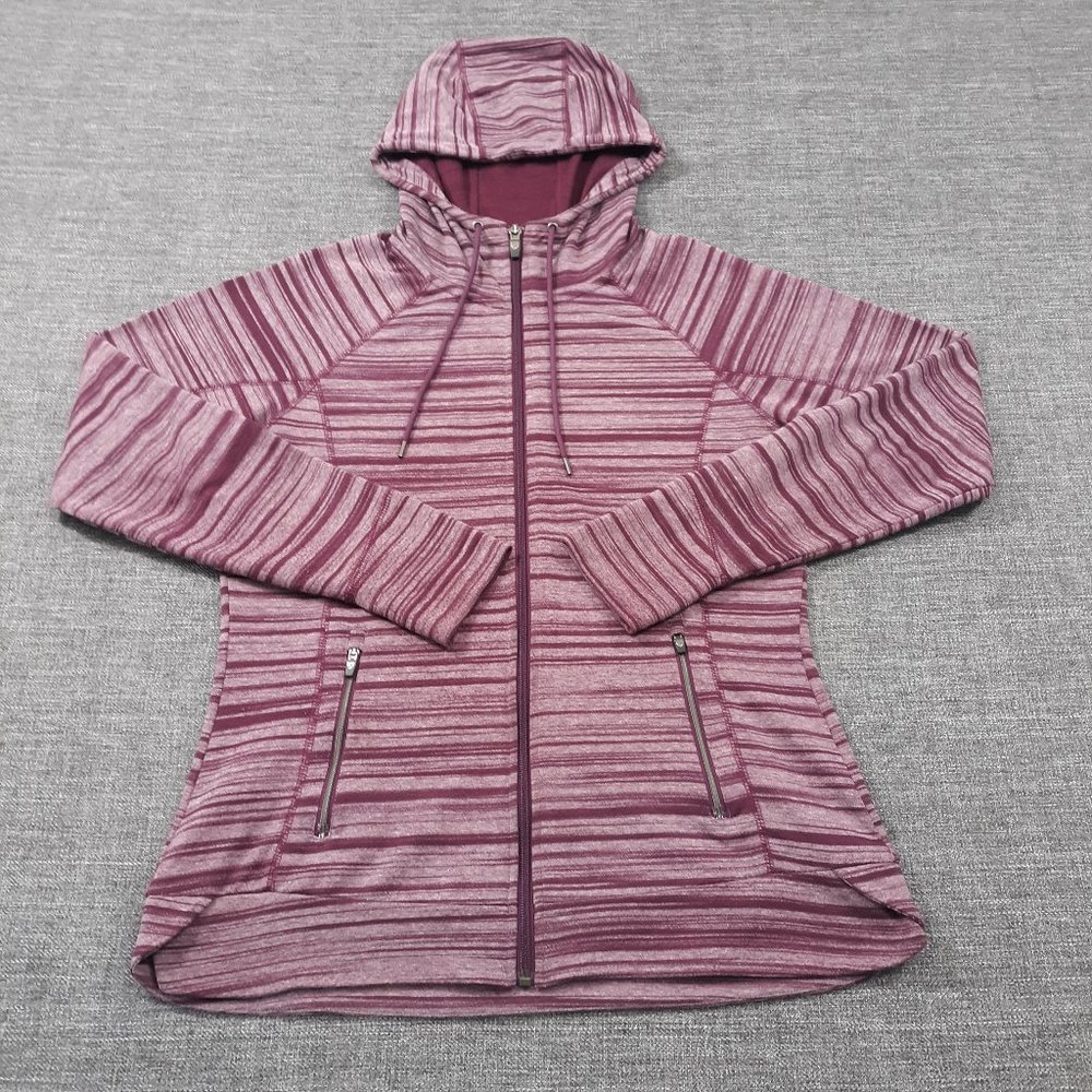 Kuhl Full Zip Hoodie Jacket Womens Size Small Wine Burgundy Outdoor Hiking‎